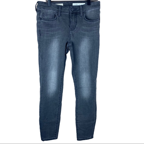 Pilcro and the Letterpress Denim - Anthropologie Pilcro and the Letterpress Gray Black Stet skinny Jeans size 27